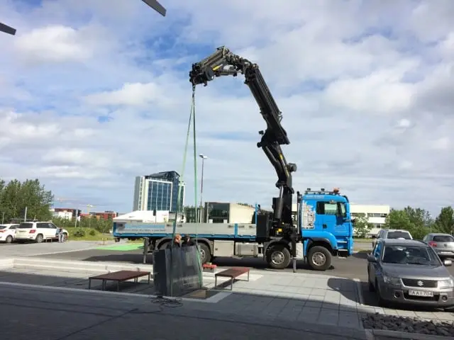 Verkefni Íslandskrana – kranabíll við hífingu, mynd 408