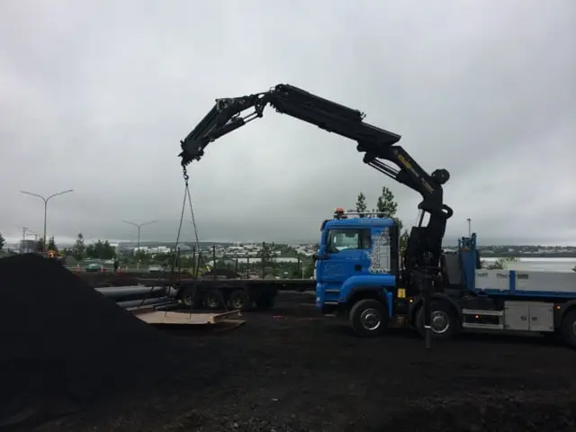 Verkefni Íslandskrana – kranabíll við hífingu, mynd 404