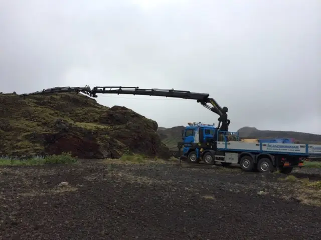 Verkefni Íslandskrana – kranabíll við hífingu, mynd 403