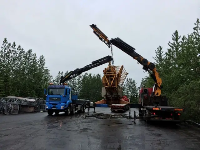 Verkefni Íslandskrana – kranabíll við hífingu, mynd 395