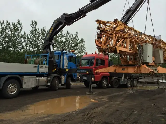 Verkefni Íslandskrana – kranabíll við hífingu, mynd 393