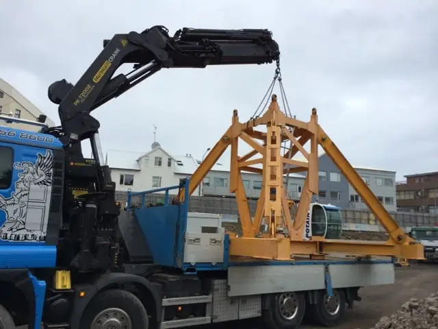 Verkefni Íslandskrana – kranabíll við hífingu, mynd 58