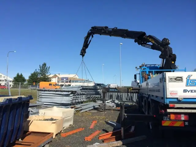 Verkefni Íslandskrana – kranabíll við hífingu, mynd 352