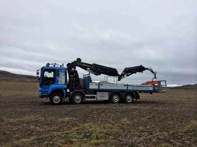 Verkefni Íslandskrana – kranabíll við hífingu, mynd 334