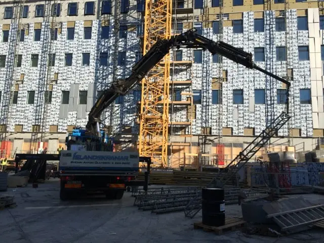 Verkefni Íslandskrana – kranabíll við hífingu, mynd 303