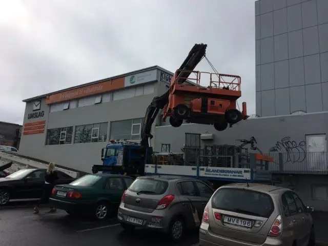 Verkefni Íslandskrana – kranabíll við hífingu, mynd 296
