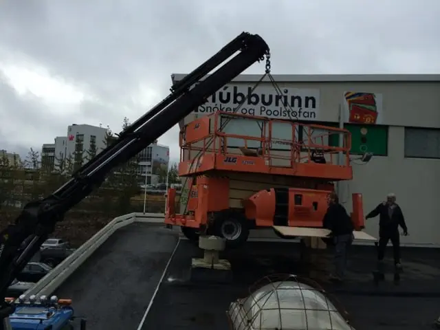 Verkefni Íslandskrana – kranabíll við hífingu, mynd 295
