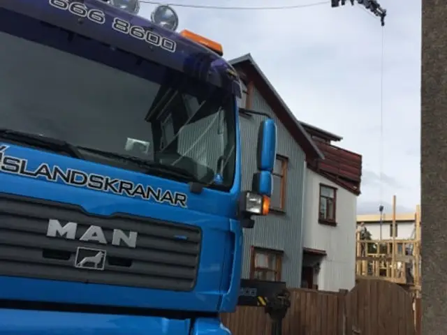 Verkefni Íslandskrana – kranabíll við hífingu, mynd 289
