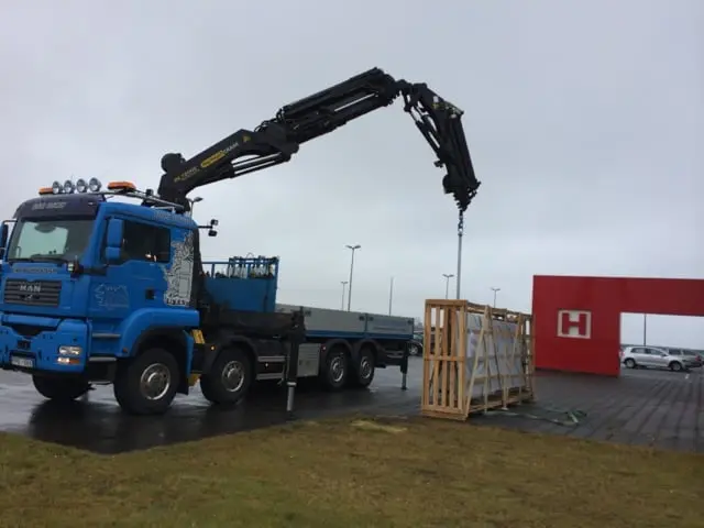 Verkefni Íslandskrana – kranabíll við hífingu, mynd 285