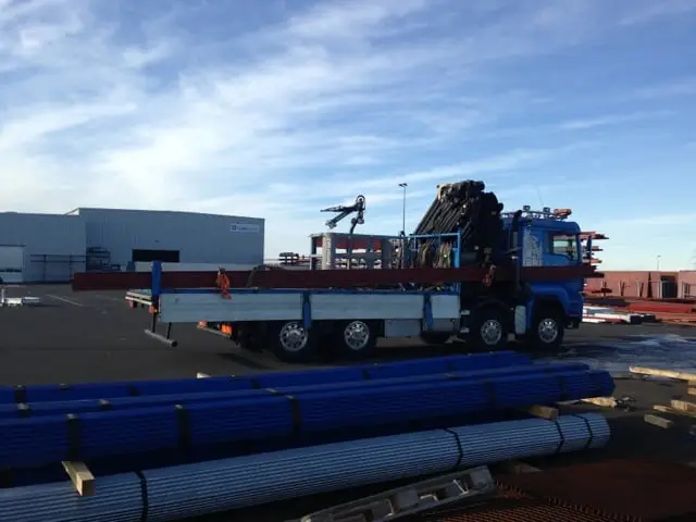 Verkefni Íslandskrana – kranabíll við hífingu, mynd 245
