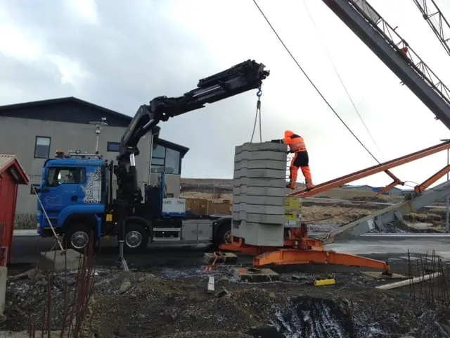 Verkefni Íslandskrana – kranabíll við hífingu, mynd 211