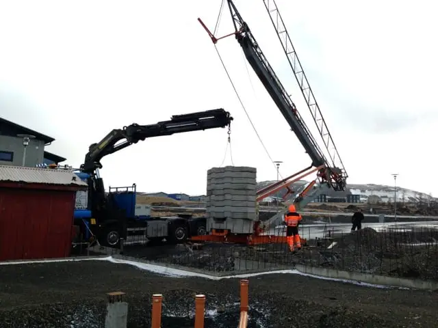 Verkefni Íslandskrana – kranabíll við hífingu, mynd 210