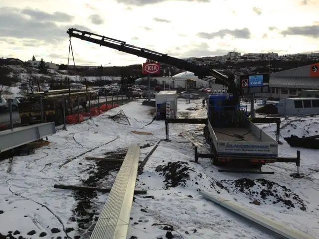 Verkefni Íslandskrana – kranabíll við hífingu, mynd 198