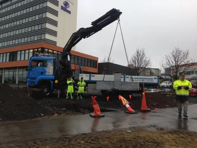 Verkefni Íslandskrana – kranabíll við hífingu, mynd 165