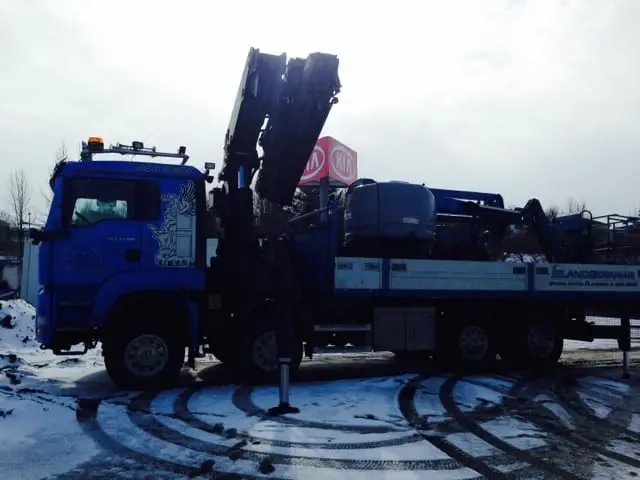 Verkefni Íslandskrana – kranabíll við hífingu, mynd 140
