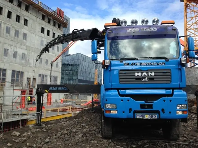 Verkefni Íslandskrana – kranabíll við hífingu, mynd 95